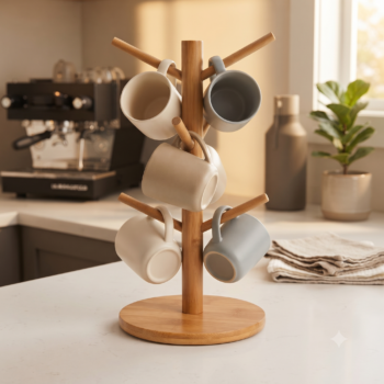 Porte-tasses en bambou