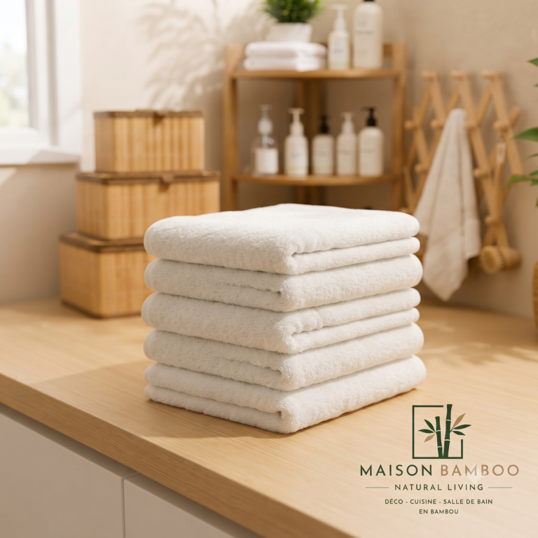 Pack Salle de Bain Bambou – 6 pièces